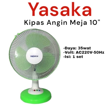 KIPAS ANGIN DUDUK / DESK FAN 10&quot; 1001 YASAKA