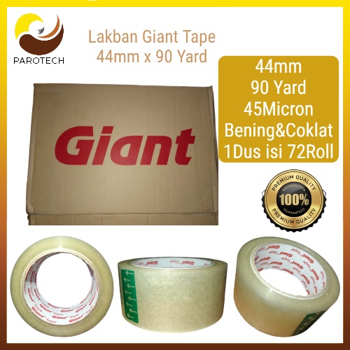 

LAKBAN GIANT TAPE BENING & COKLAT,DI JUAL PERDUSAN ISI 72ROLL,PENGIRIMAN HANYA BISA INSTANT!!!