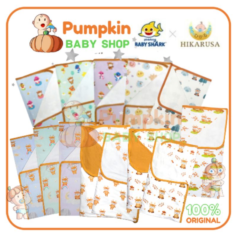 Hikarusa Baby Shark Blanket Selimut Bayi Hikaru Baby And Anak 80 x 100 cm