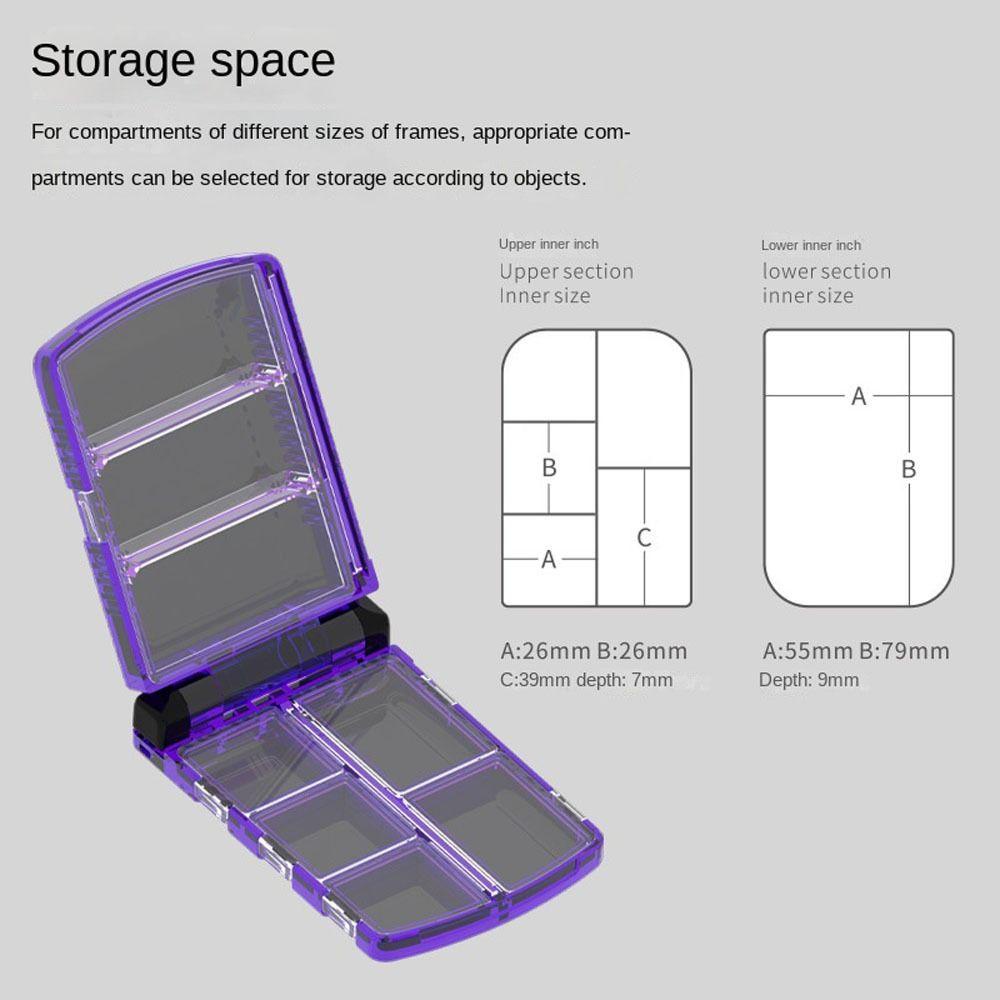 Lanfy Lure Box Aksesoris Pancing Lure Storage Box Fishing Tackle Box Umpan Aksesoris Hook Case Tempat Penyimpanan