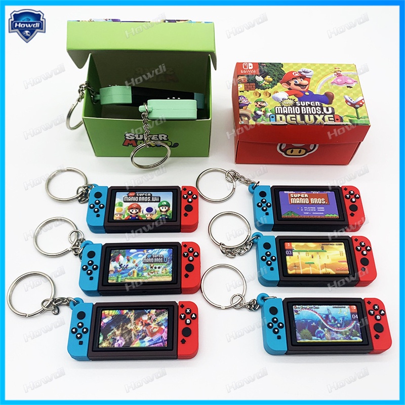 Aksesoris Kunci Mobil Mario Super Mary Game Key Chain Animal Sen Zelda Nintendo Key Pendant Liontin Kartun