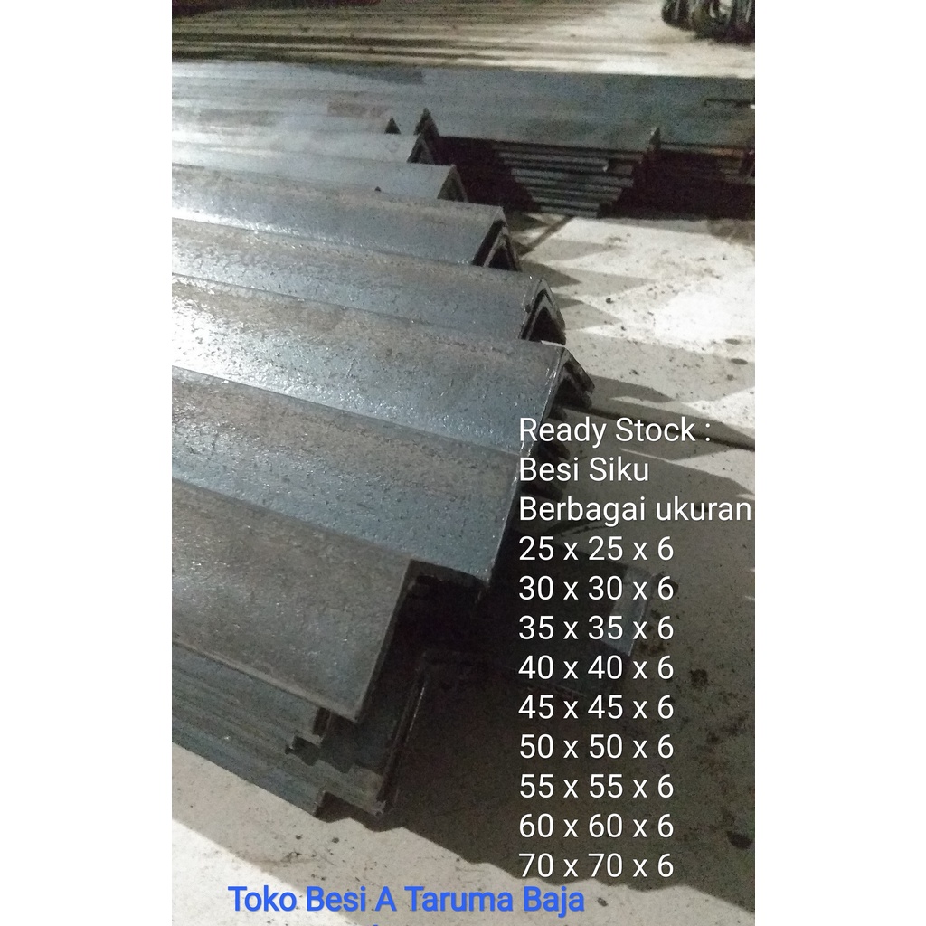 SIKU BESI 50 X 50 X 6 STD Variant , Angle Bar, Besi Siku, Besi L 5 x 5