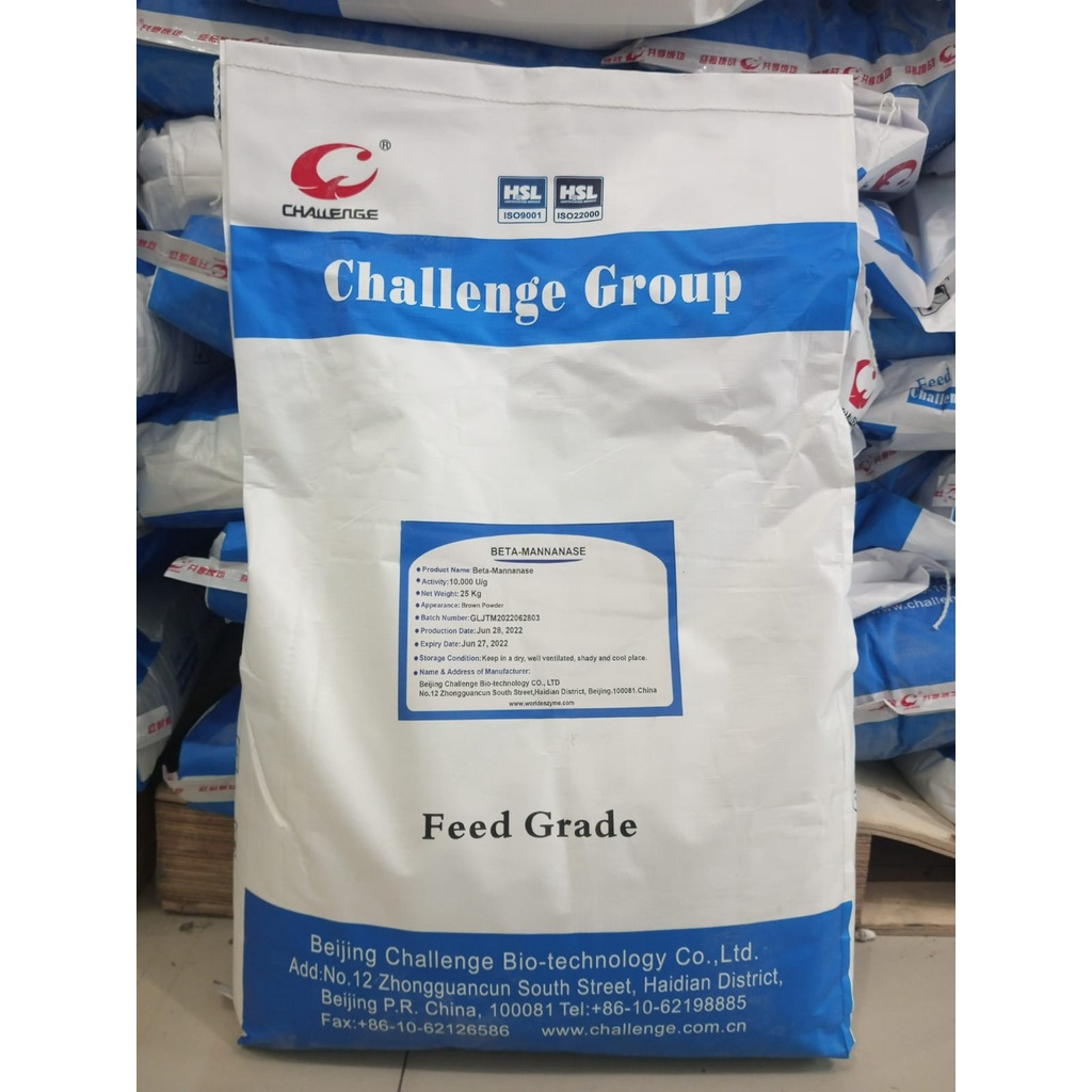 challenge enzyme beta mannanase 1 kg - enzyme ternak berkualitas