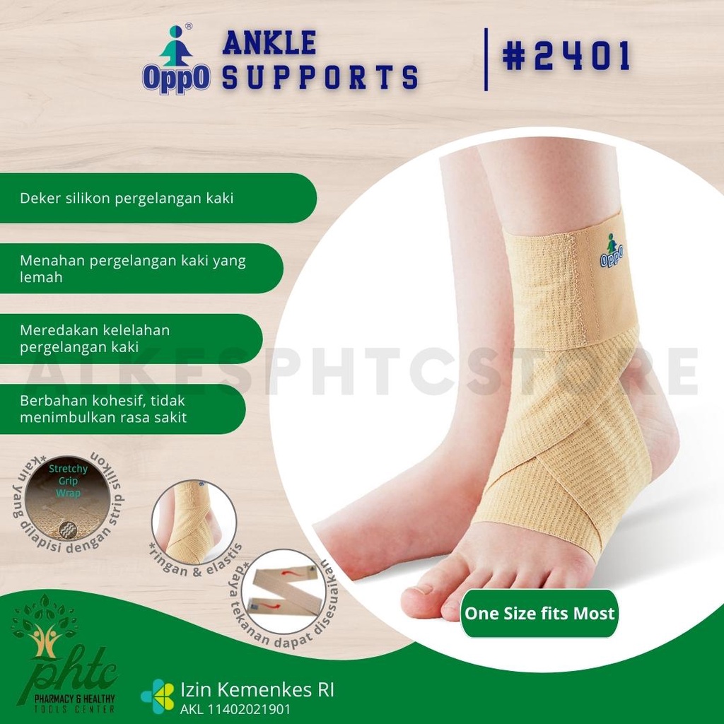 OPPO 2401 Max Wrap Elastic l Deker Pergelangan Kaki l Dekker Ankle Elastis