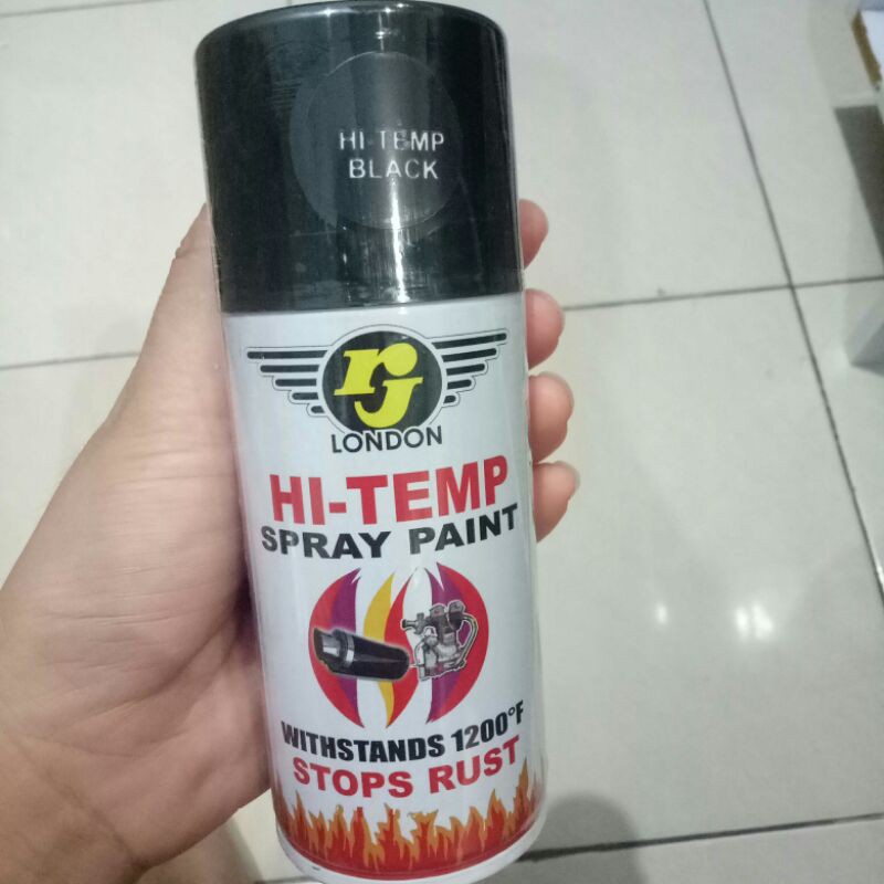 Pilok Pilox RJ London Tahan Panas Hitam Hi Temp Silver silper Pilok Knalpot Pilok mesin 150cc