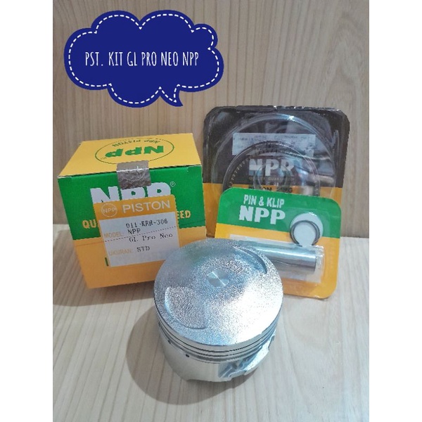PISTON KIT GL PRO NT /MEGA PRO PIN 15 STD - 200 NPP - BOYRENK SURABAYA
