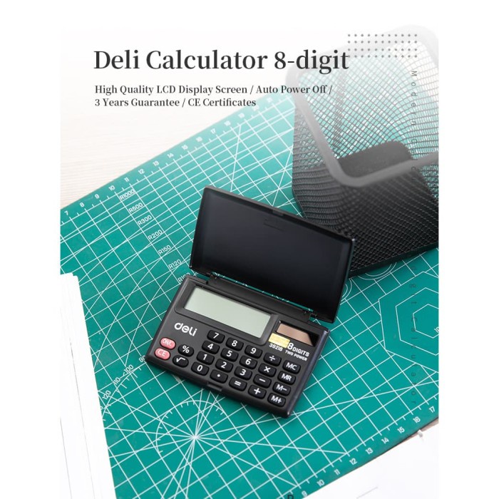 

BIG SALE Deli Kalkulator / Pocket Calculator 8 digits saku poket kecil (E39218)