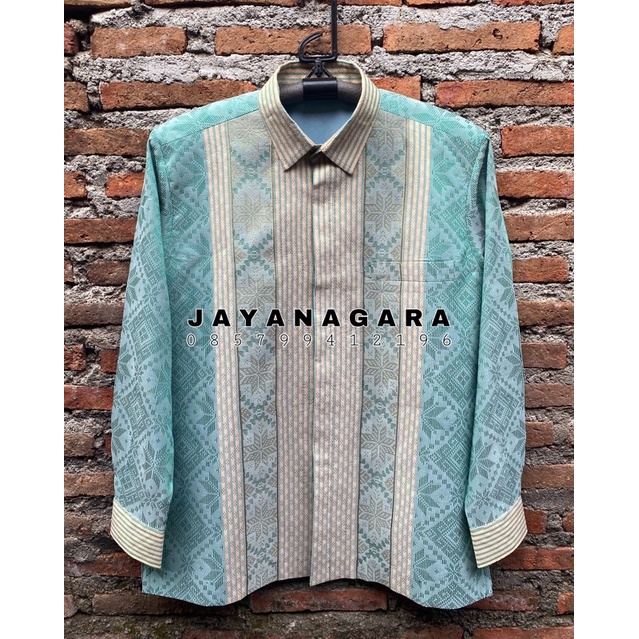 Kemeja Tenun Jayanagara Original Handwoven 019