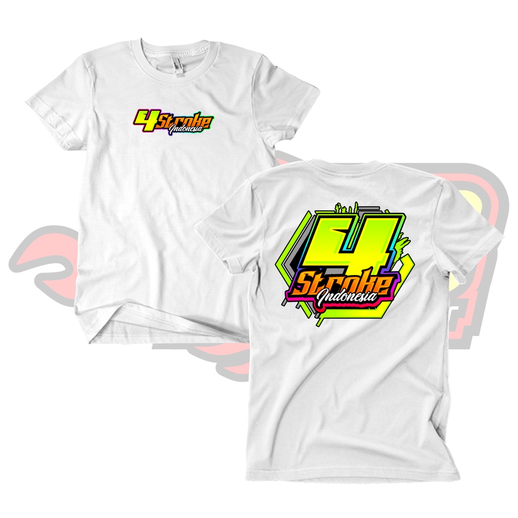 Baju Kaos Distro 4 Stroke Racing Balap