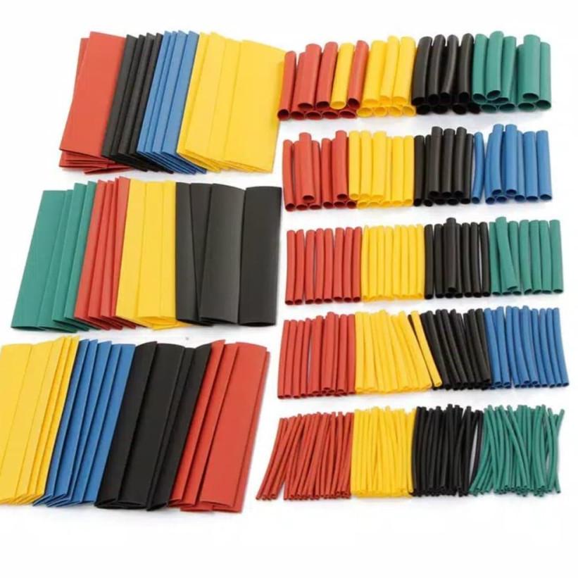 Terpercaya PAKET HEAT SHRINK 328 PCS / Isolasi bakar kabel heatshrink / isolator bakar
