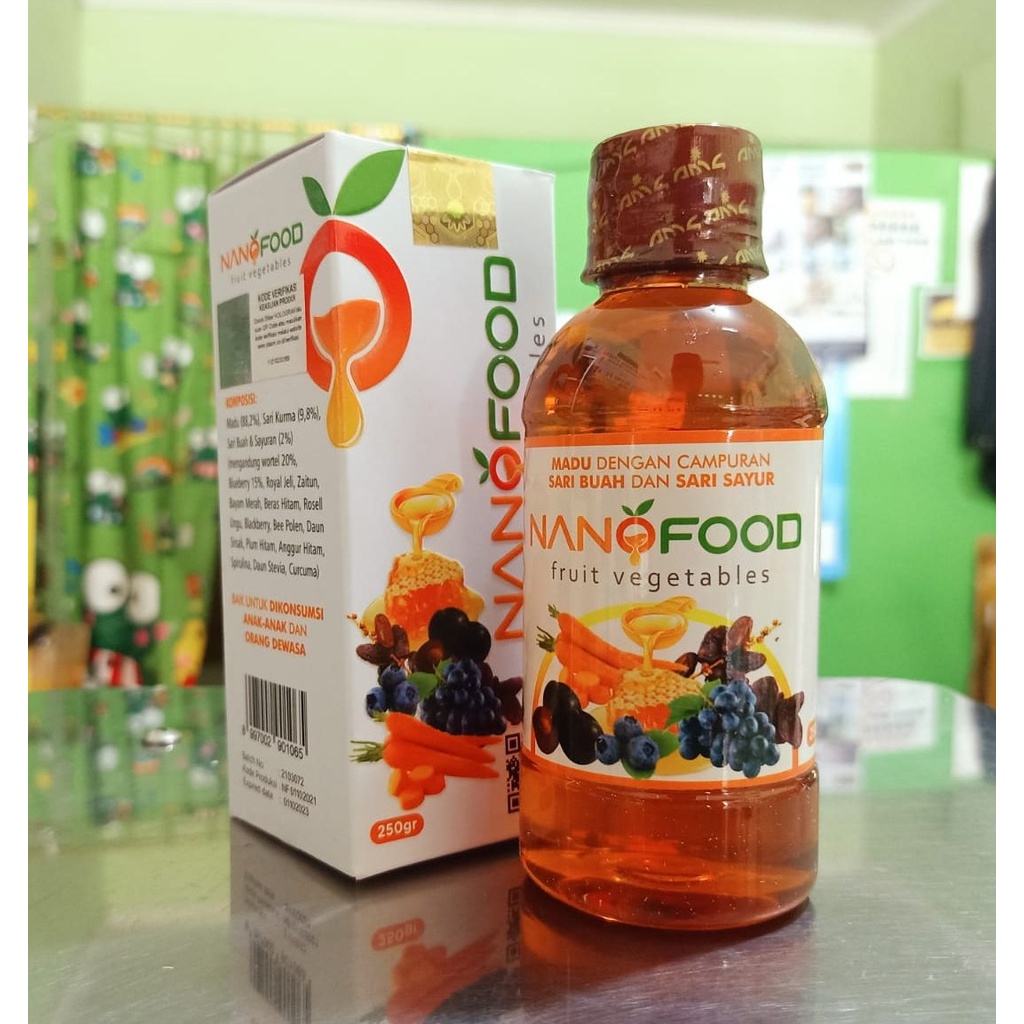 

NanoFood Suplemen Makanan dari buah dan sayur 250gr
