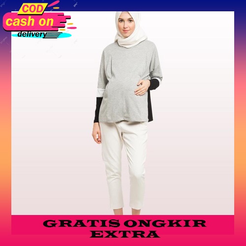 Stelan Ibu Hamil Jumbo Baju Santai Baju Tidur Ibu Hamil Baju Kekinian Ibu Hamil  Blus Hamil & Menyus