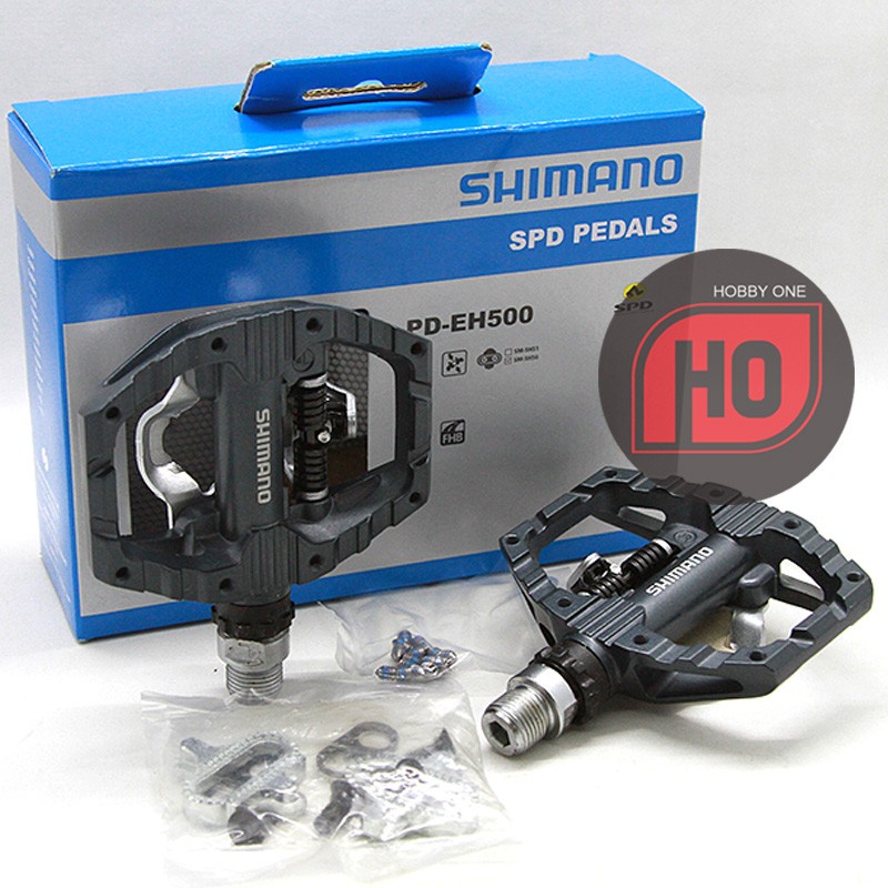 RK Shimano SPD Pedal PD-EH500 - Pedal Cleat MTB dan Flat Pedal