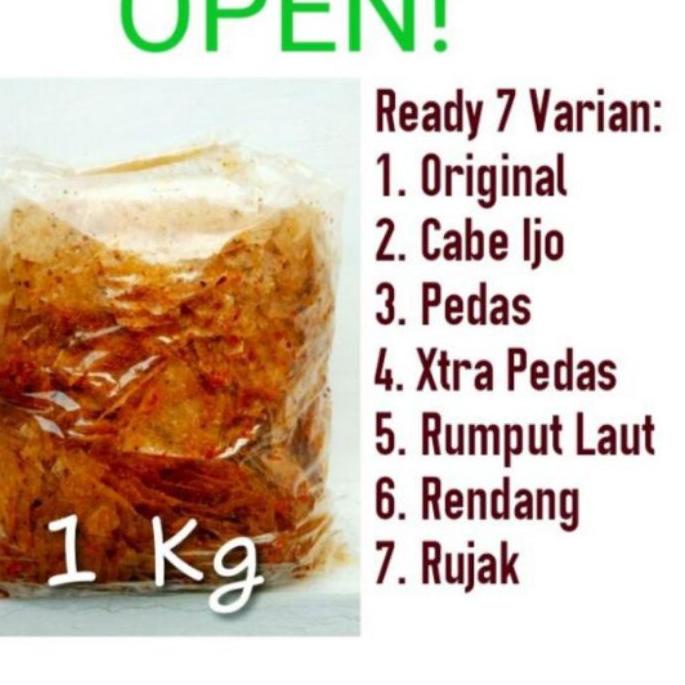 

Diskon✔️KRIPIK KACA/KERIPIK BELING PILING KRIPCA KILOAN 1KG 1000GRAM|RA2
