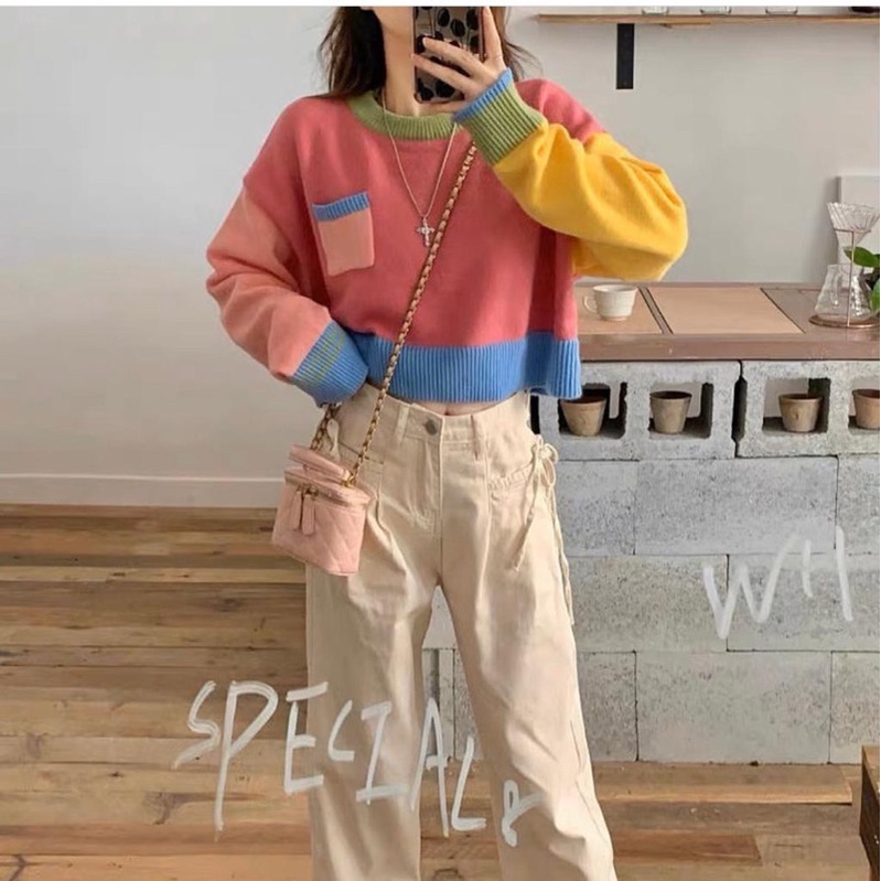 MILEA KNITE SWEATER WANITA KOREAN