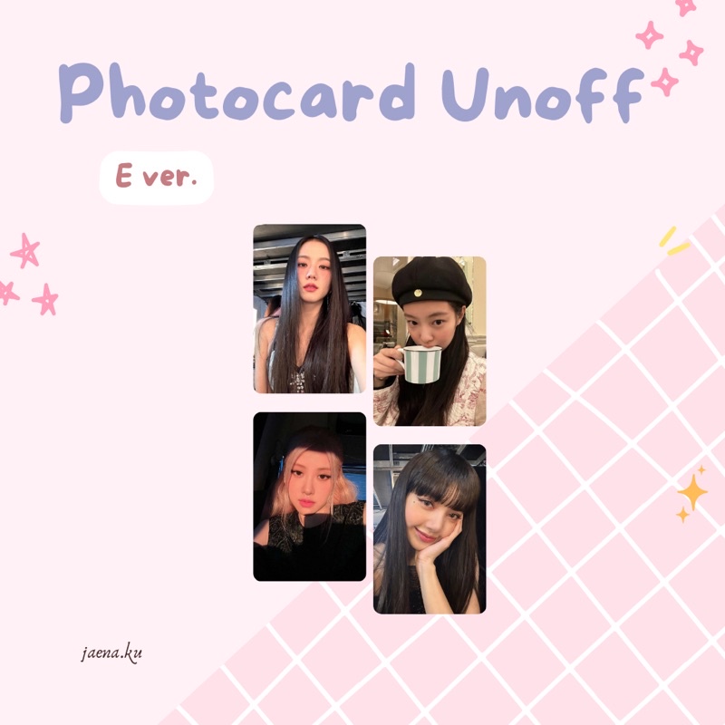 [BLACKPINK] PHOTOCARD UNOFF SELCA #3 BLACKPINK