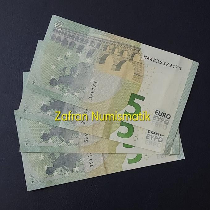 Uang Asing EUR 5 Euro Eropa