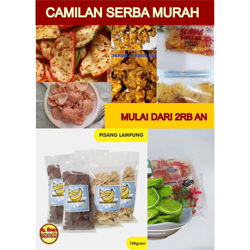 

All Cemilan Ecer & Grosir Pedas 20 - 100gram