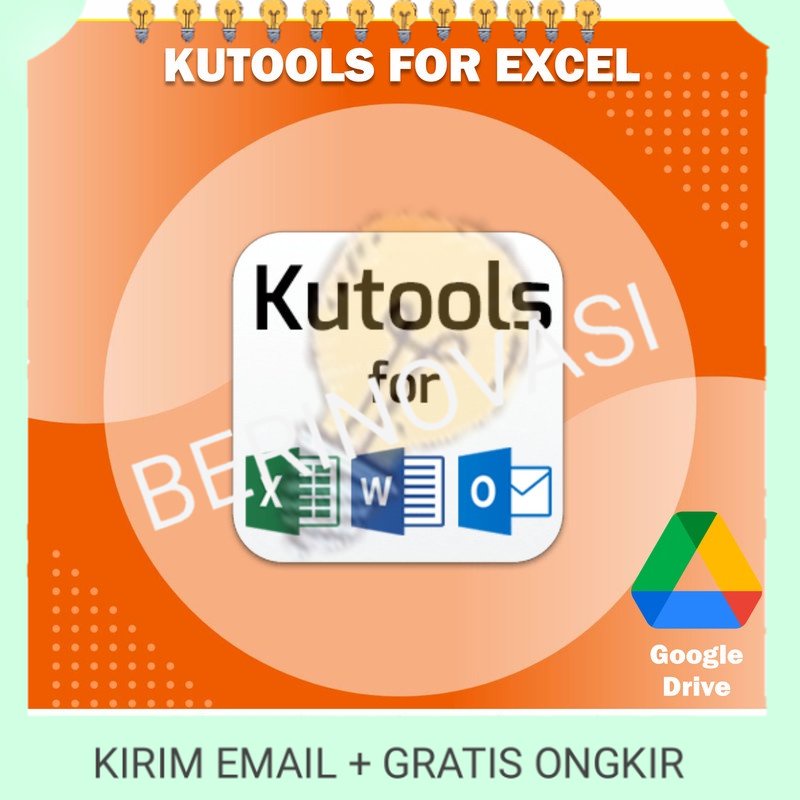 [GARANSI] Kutools for Excel 24.00 / Word 10.0 / Outlook 14.0 Versi Terbaru Software PC Premium Full 