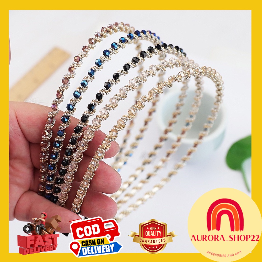 [COD] BANDO MUTIARA HEADBAND RAMBUT FASHION KOREA BANDO LOGAM METAL PREMIUM DENGAN BERLIAN MUTIARA PERMATA DIAMOND PRIUM IMPORT ALA KOREA