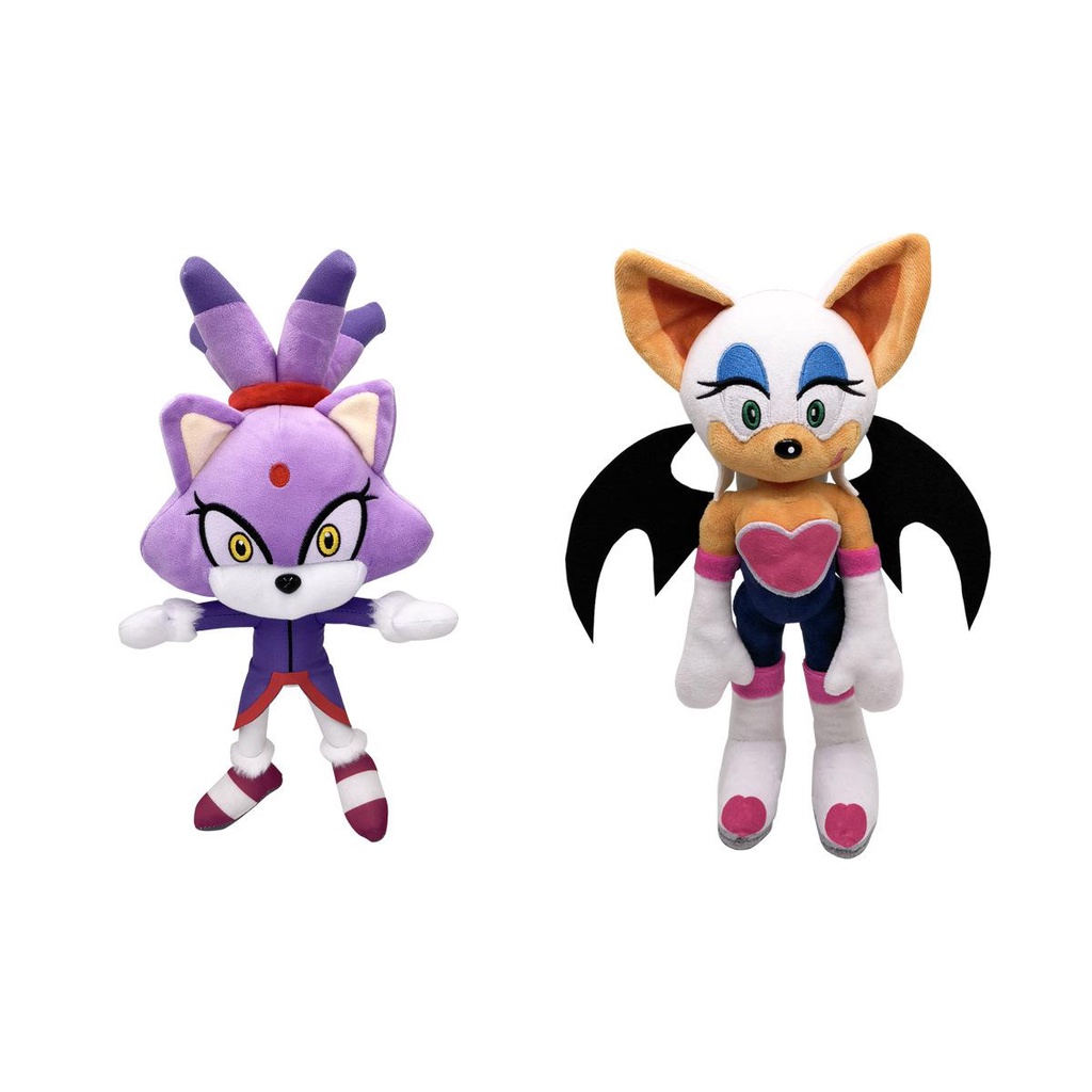 30 cm Sonic The Hedgehog Rouge The Bat Blaze The Cat Mainan Mewah Boneka Boneka Binatang Mainan Anak Hadiah Mainan