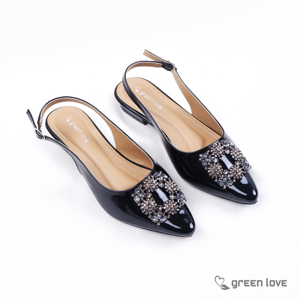 Green Love Sepatu Heels ANASTASIA