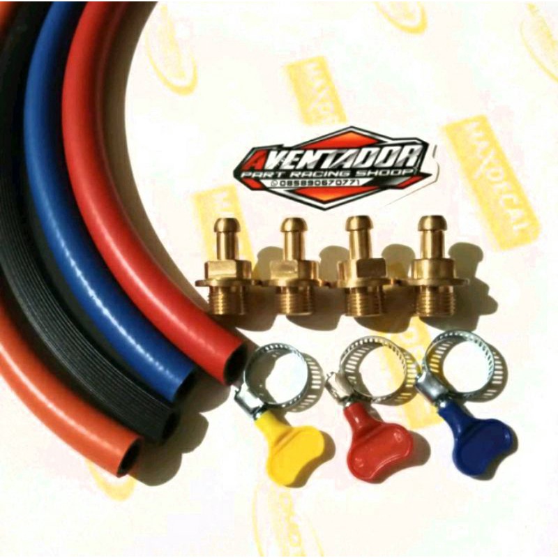 (PROMO) TUTUP OLI SELANG HAWA RACING UNIVERSAL SELANG HAWA TUTUP OLI RACING MOTOR YAMAHA HONDA SUZUK