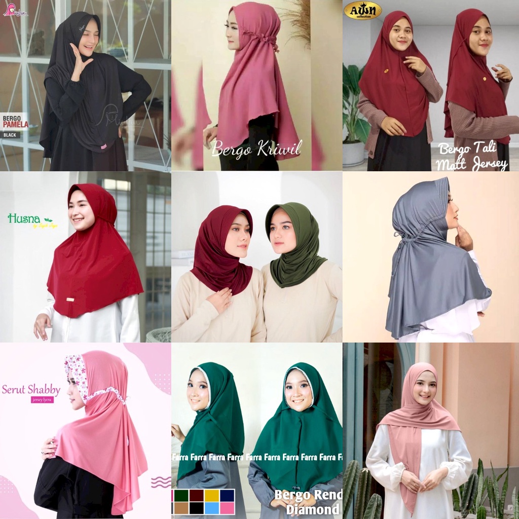 Paket Jilbab Dewasa 60 Ribu dapat 3Pcs Terbaru Termurah / Alody's Collection