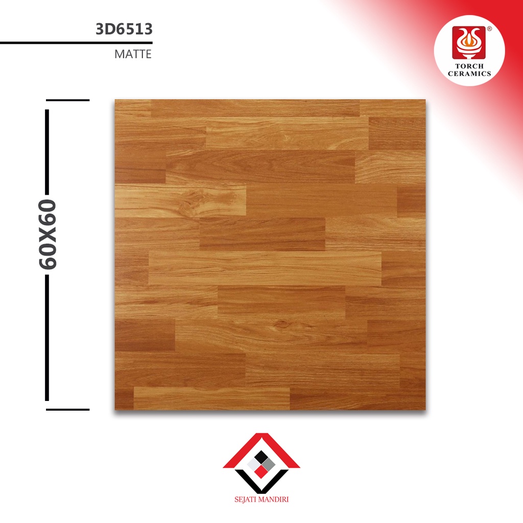 granit 60x60 - motif kayu - torch 3D6513