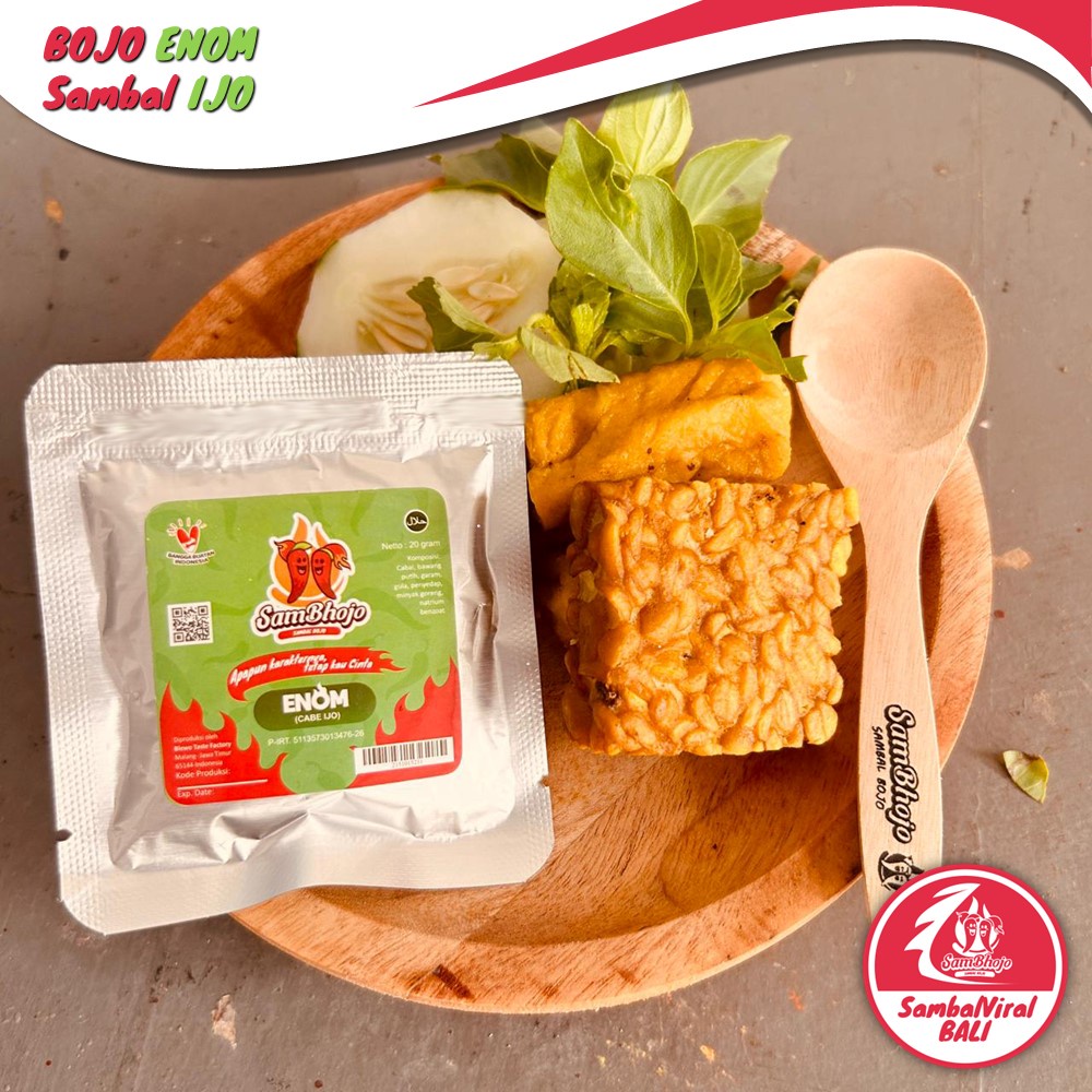 

Sambal Ijo, Sambal Ijo Padang, Sambal sachet 20 gr