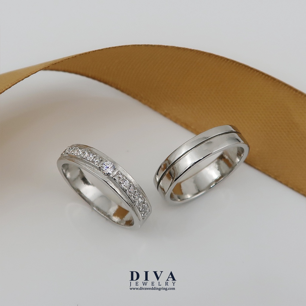 RSP - Cincin Silver Tunangan / Cincin Nikah Silver