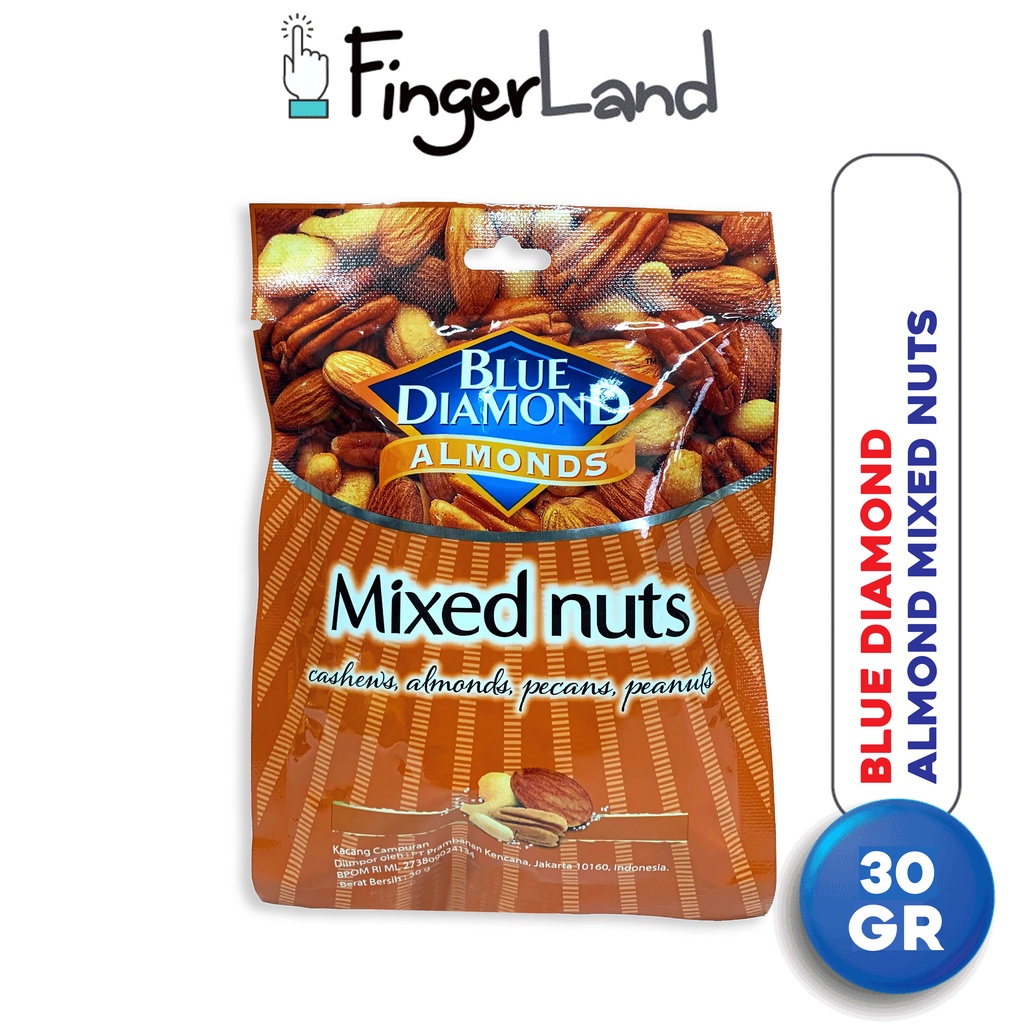 

BLUE DIAMOND Roasted Mixed Nuts 30 Gr Kacang Campur Sangrai