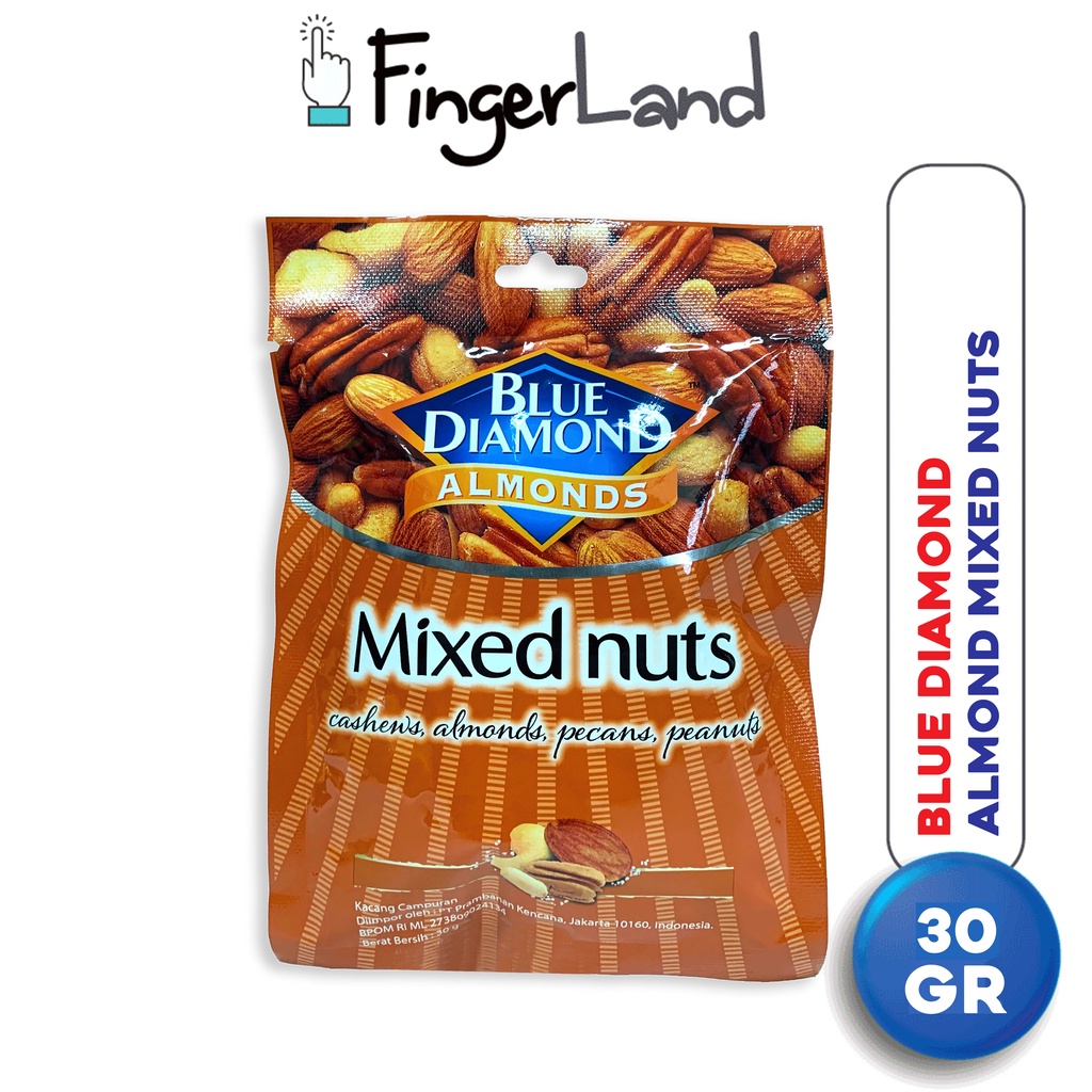 

BLUE DIAMOND Roasted Mixed Nuts 30 Gr Kacang Campur Sangrai