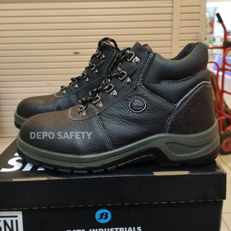 Sepatu Safety Bata Industrial Darwin Brown Original 100% - Safety Shoes Bata Darwin Black BERKUALITAS