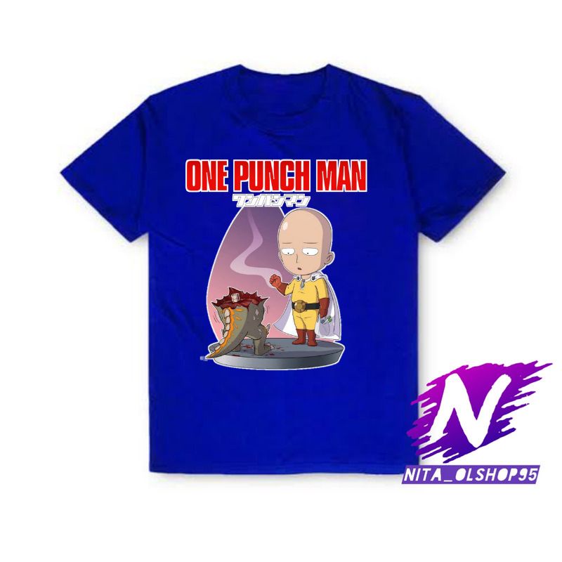 baju anak kaos anak one punch man saitama