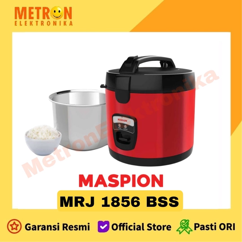 MASPION MRJ 1856 BRS RED MAGIC COM 1.8 LITER PANCI STAINLESS STEEL / MRJ1856BRS