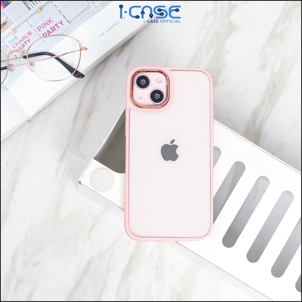 Clear Acrylic Plating Full Cover Case For iPhone 14 Plus Pro Max