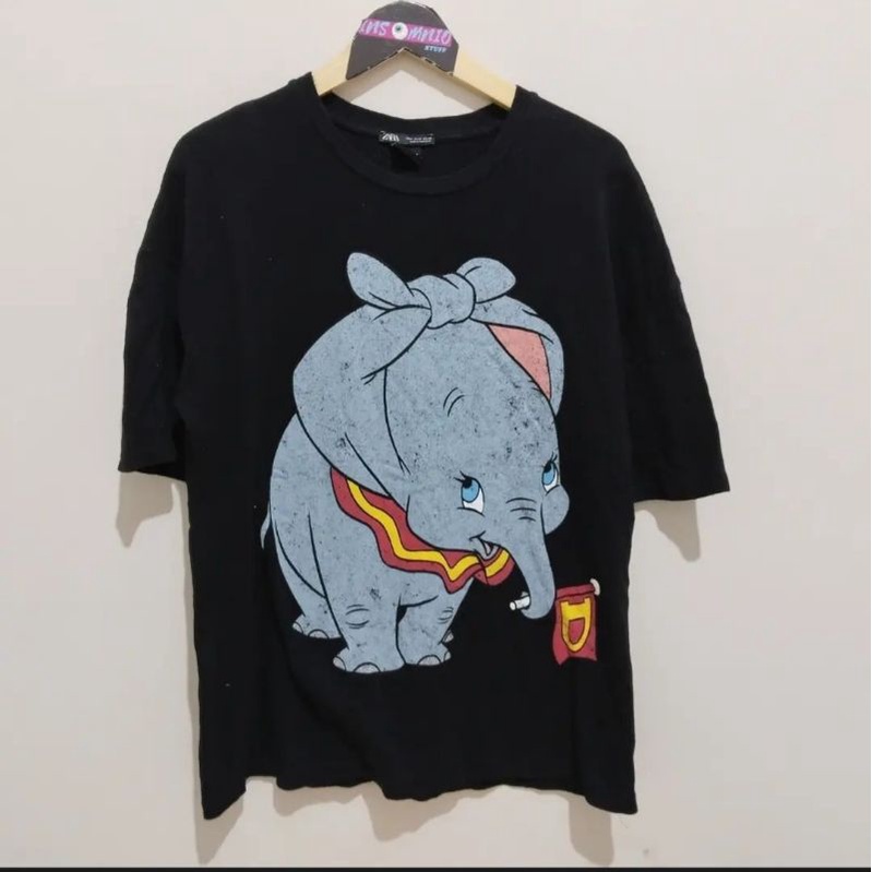 Tshirt Cartoon Disney Dumbo x Zara
