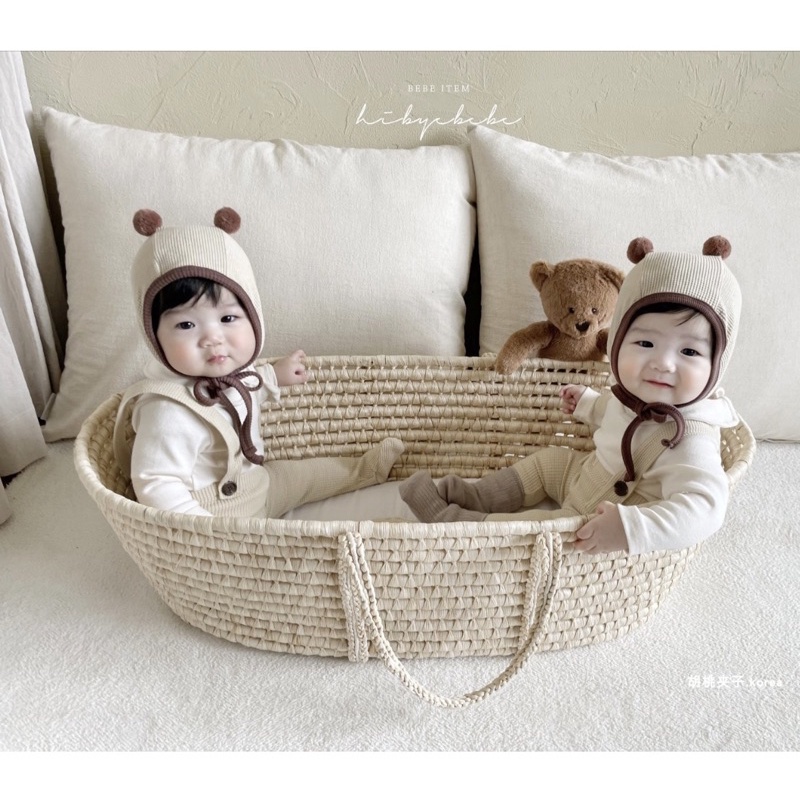 Dudu overall set bayi leging bayi set