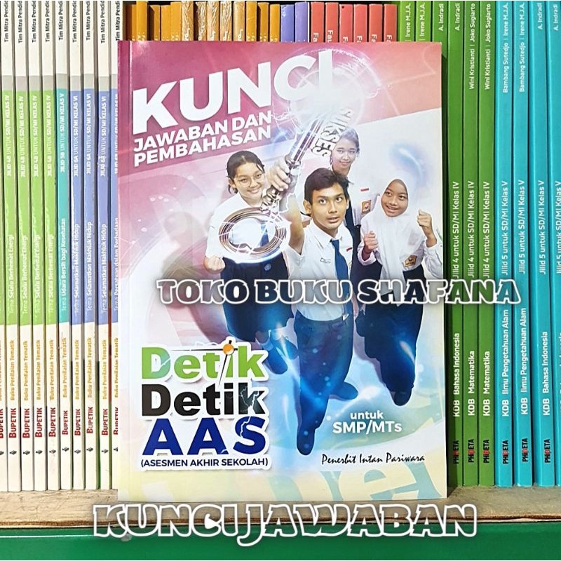 Terbaru Buku Detik Detik AAS Untuk SMP/MTs 2023 Intan Pariwara Dilengkapi Kunci Jawaban