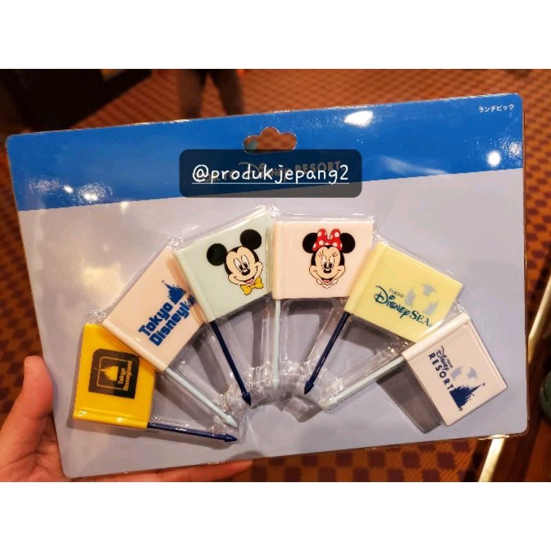 TDS TDL TDR Food Pick TDR Tusuk bento Mickey Tusukan Bento Mickey Disney Food Pick Mickey Disneyland