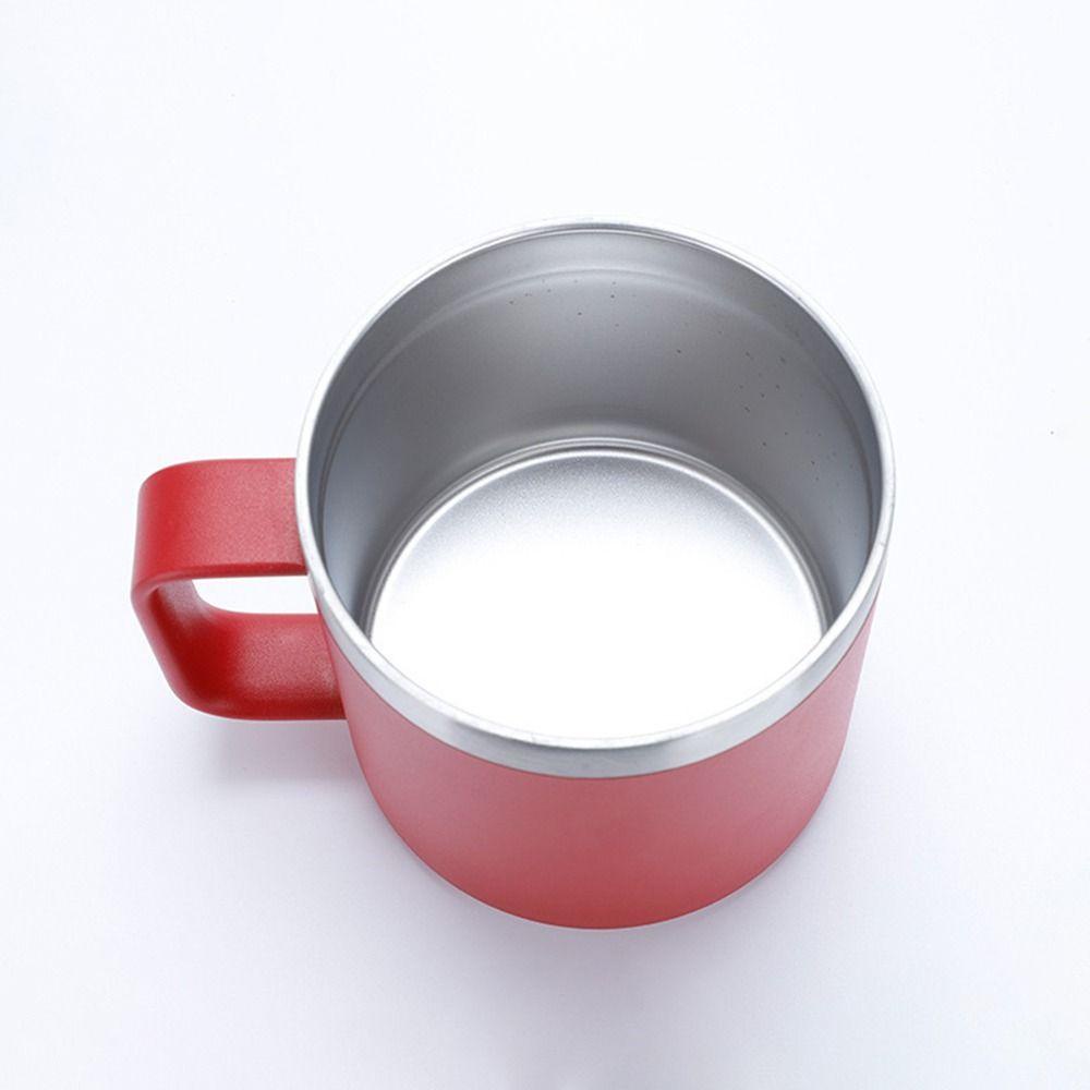 Solighter 14oz Mug Tumbler Double Layer Stainless Steel Dengan Tutup Termos Botol Air