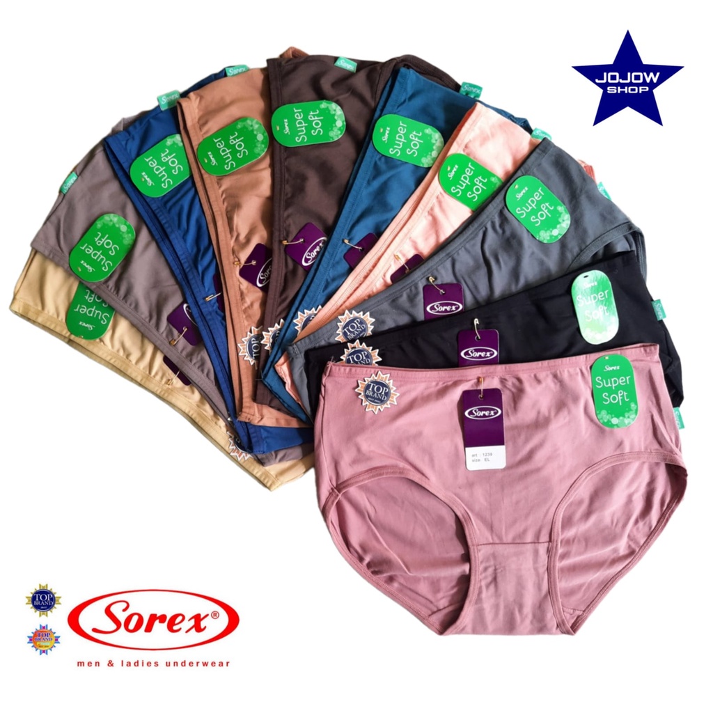 3 PCS - CD SOREX 1239 CELANA DALAM WANITA DEWASA