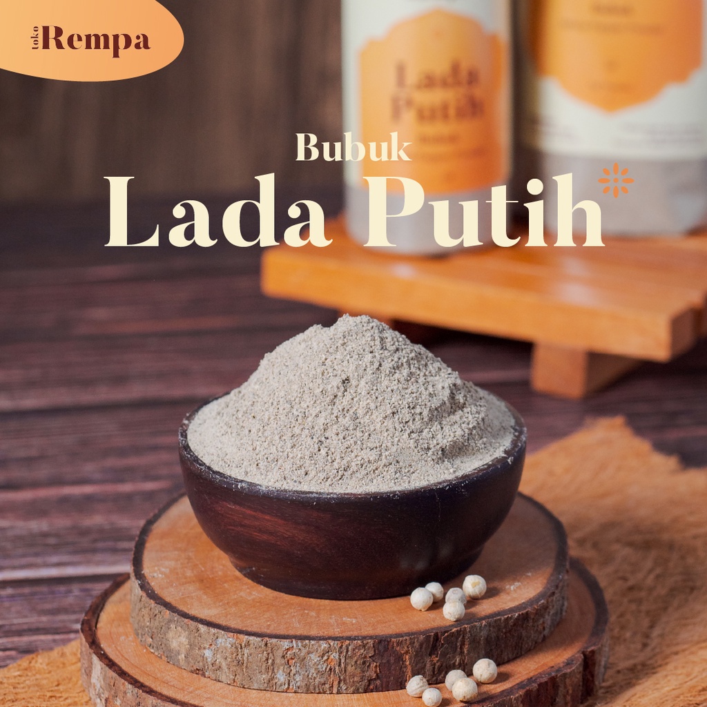 Jual Lada Putih Bubuk 100 Murni Merica Putih Bubuk White Pepper