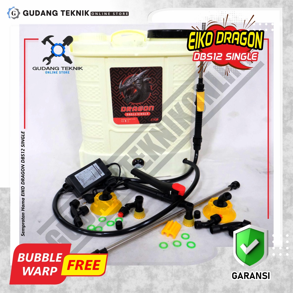 Sprayer Hama Elektrik 12L DRAGON DBS12 / Alat Semprot Semprotan Obat Hama Elektrik 12 Liter DBS 12 DBS-12 DRAGON