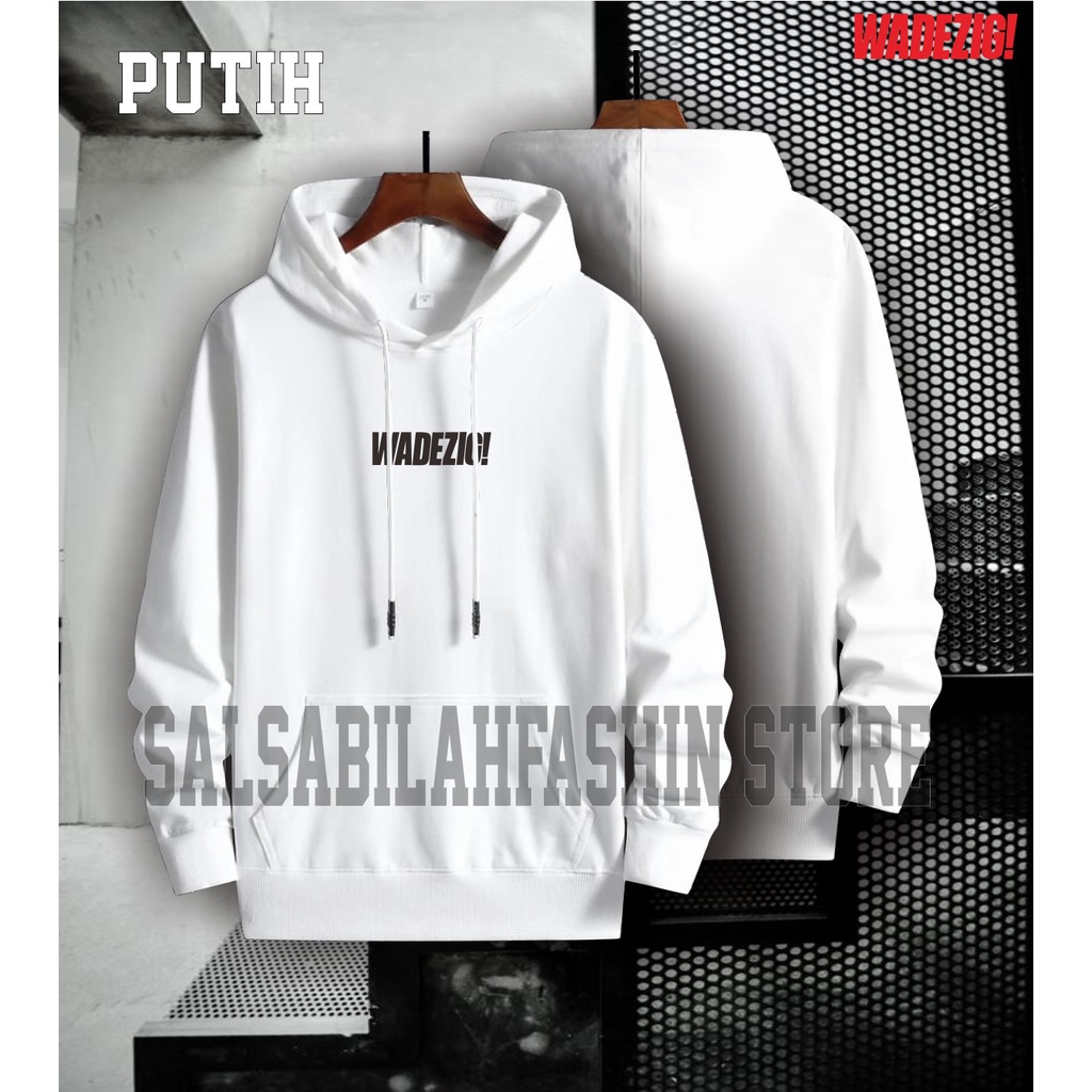 TERMURAH !! COD Jaket Sweater Hoodie Pria Distro wadezigOriginal Big Size Jumbo M - L-XL-XXL