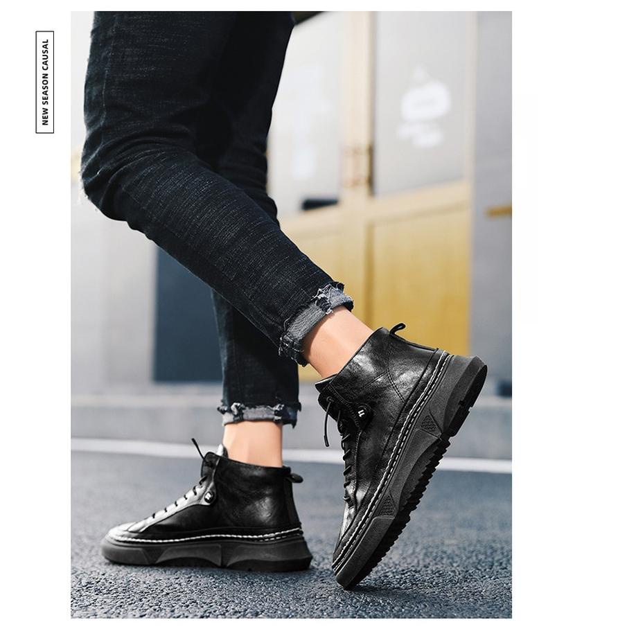 Terlaku Pennay Boots - Sepatu Boot Pria Import Martin Luther Boot Retro Casual Kerja dan Adventure