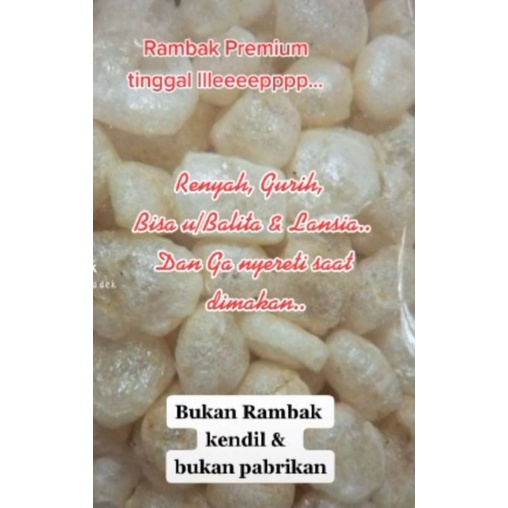 

Rambak Sapi Premium GA NYERETI