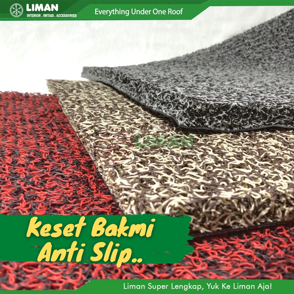 Keset Bakmi Keset Bihun Anti Slip Keset Rumah Taman ukuran 40 x 60 cm