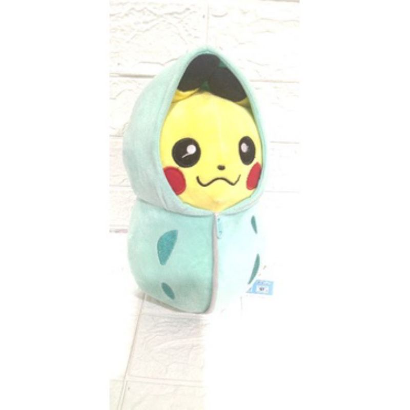 Boneka Pikachu bedong | boneka Pikachu kostum | boneka pokemon kostum